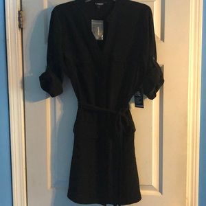 Express black  coat dress.